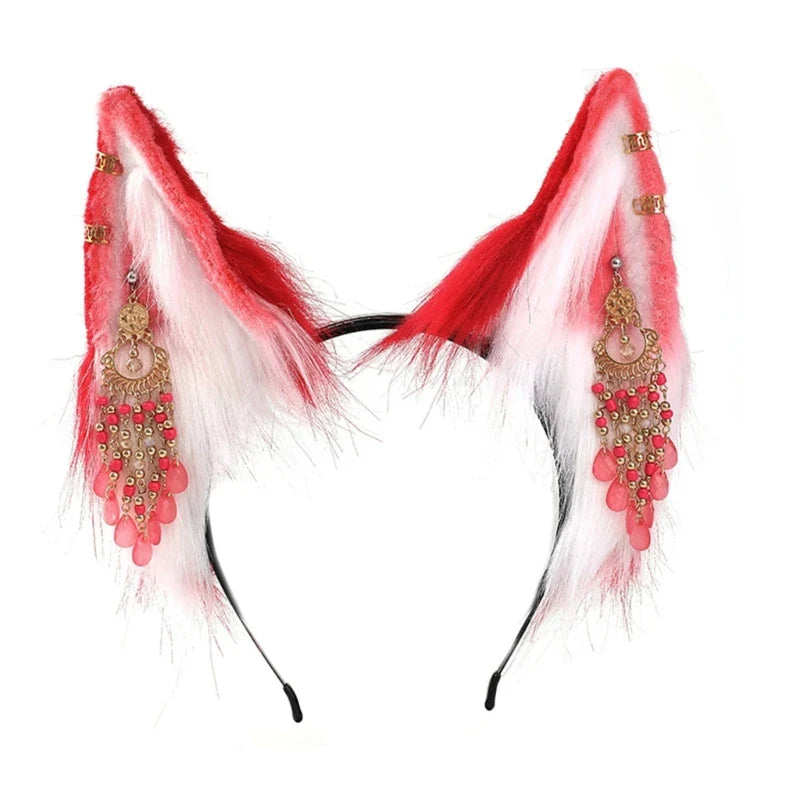 Decorative Fox Ears Headband (Colors)