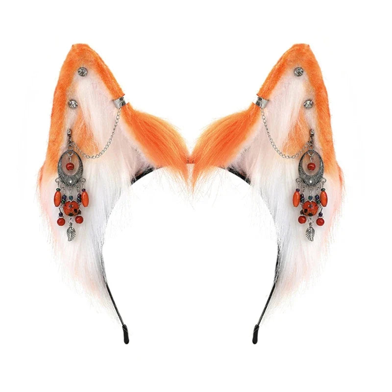 Decorative Fox Ears Headband (Colors)