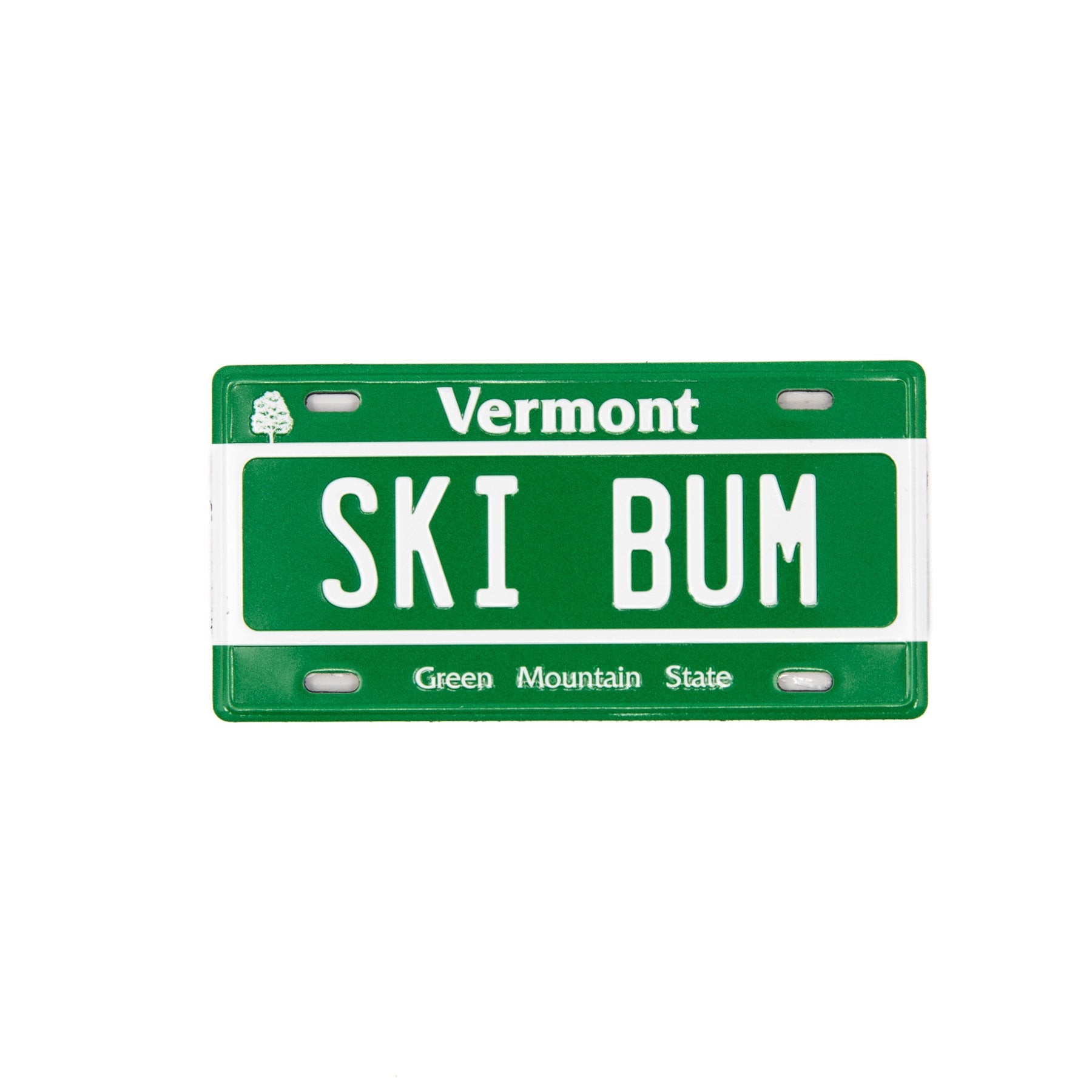 SKI BUM - Vermont License Plate Magnet