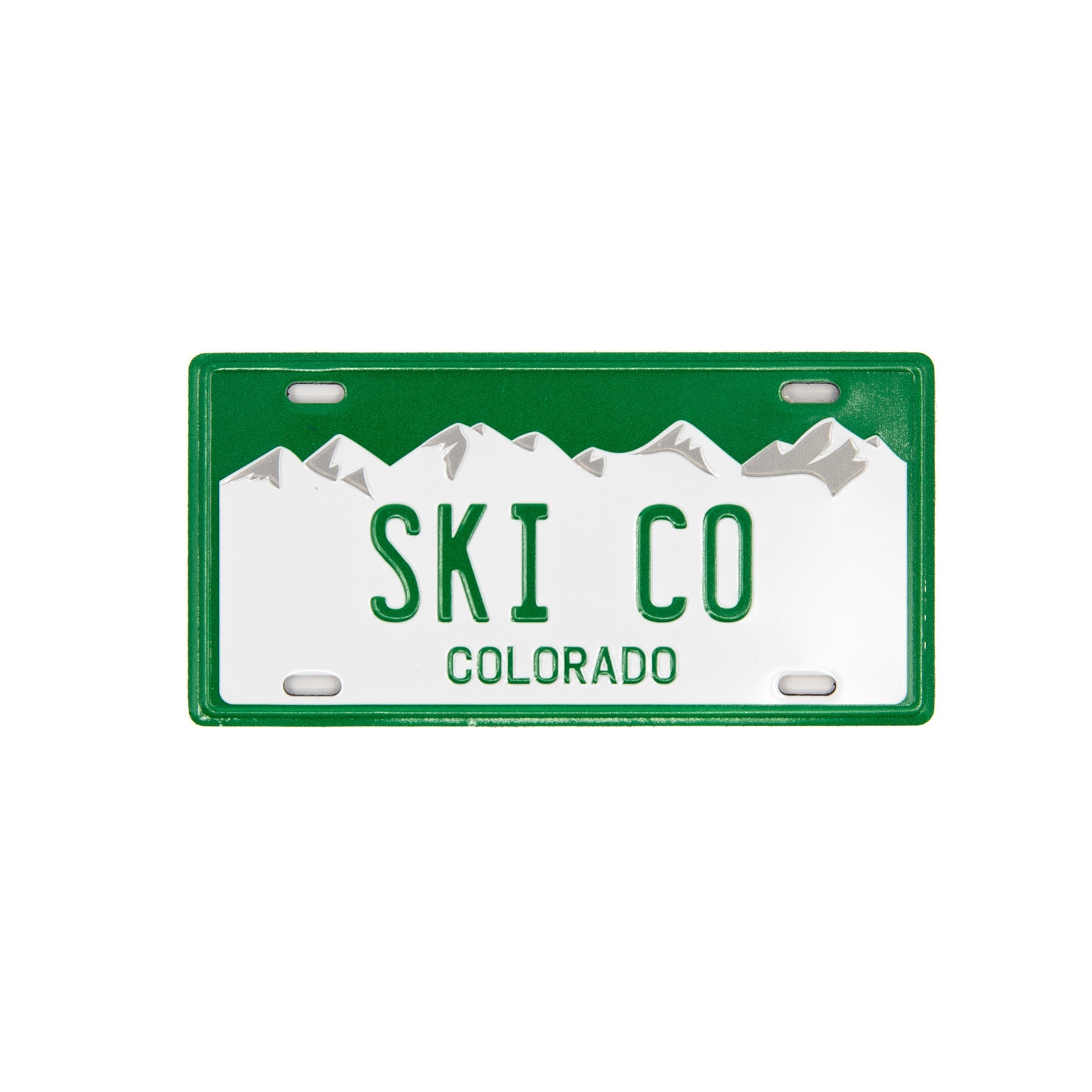 SKI CO - Colorado License Plate Magnet