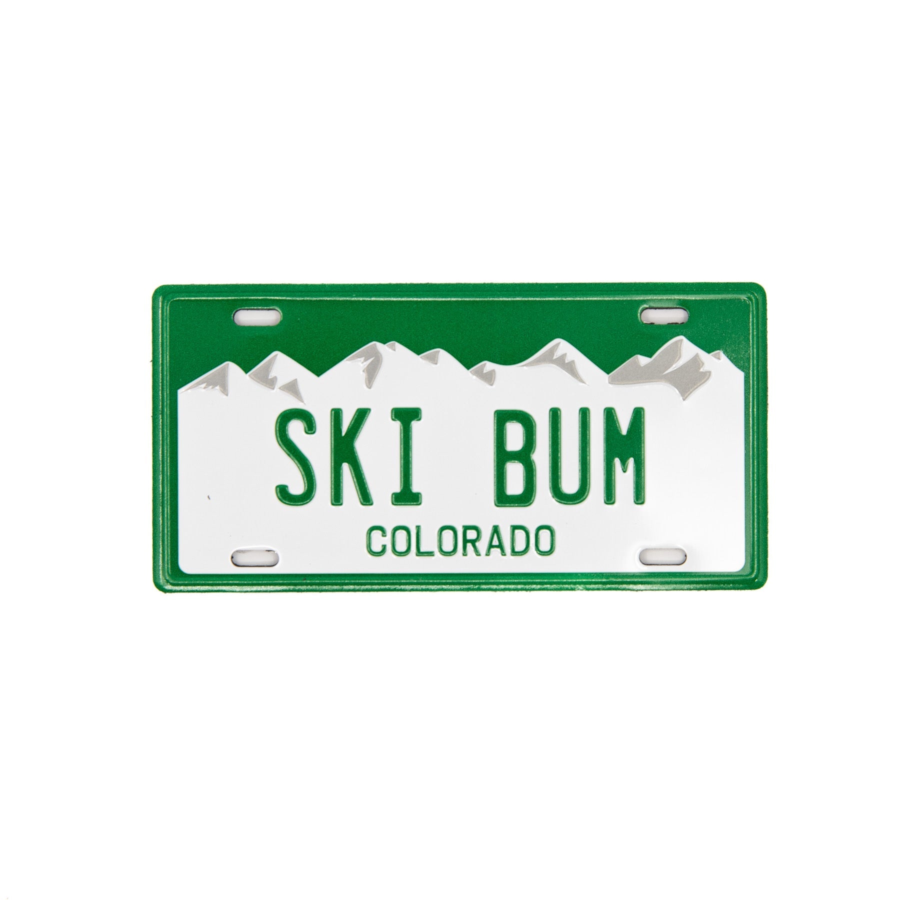 SKI BUM - Colorado License Plate Magnet