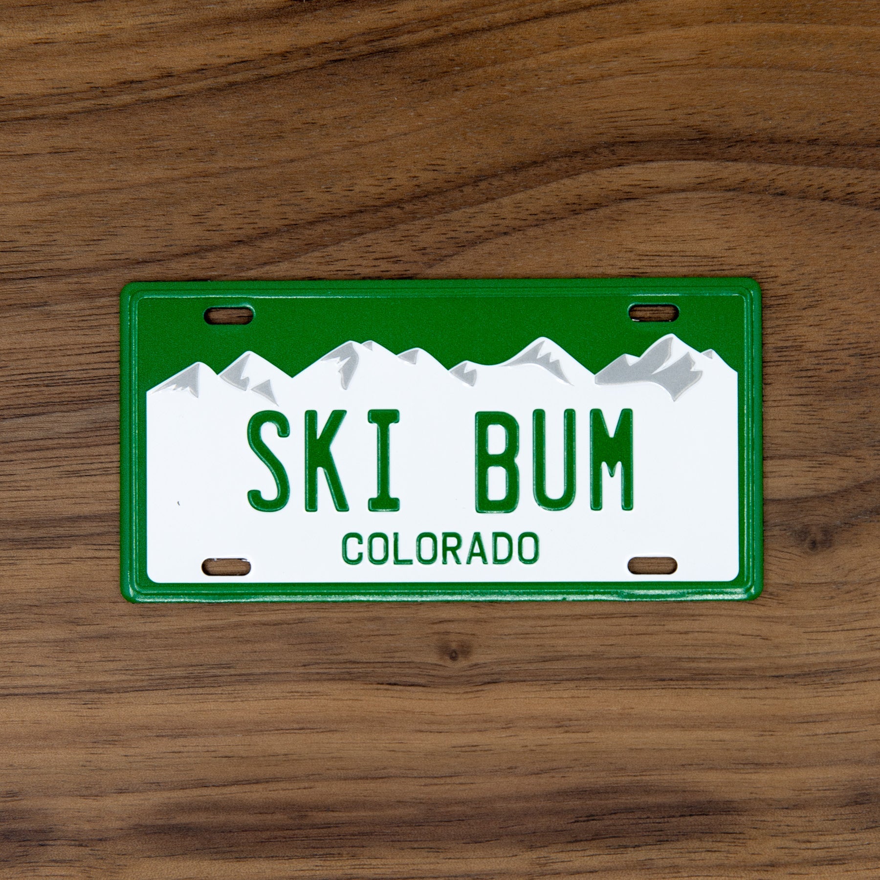 SKI BUM - Colorado License Plate Magnet