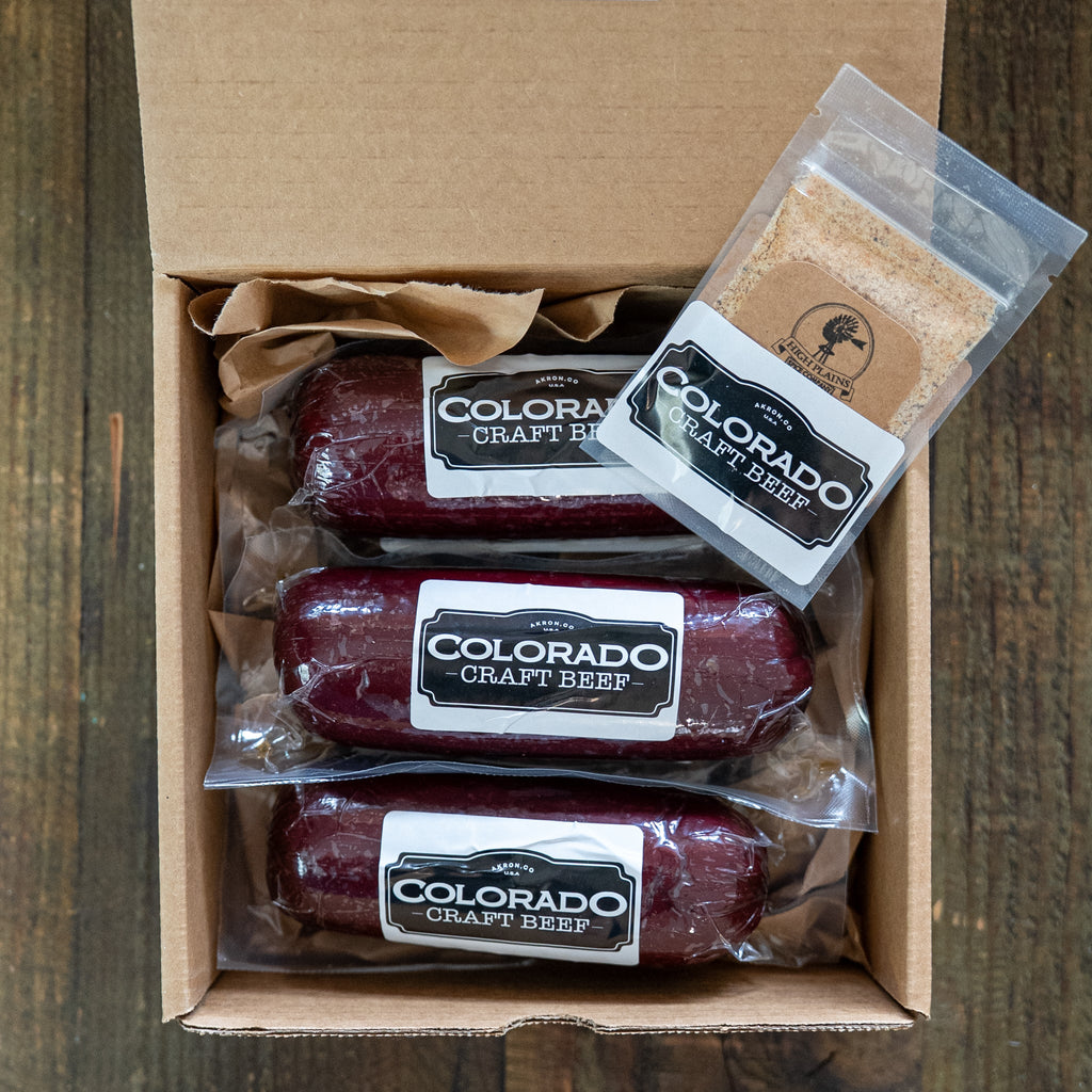 Small Summer Sausage Gift Box