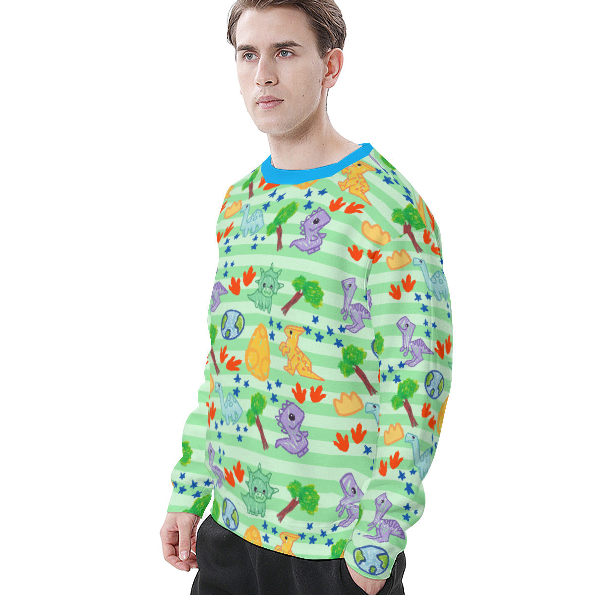Dino Doodles Cozy Lightweight Sweater