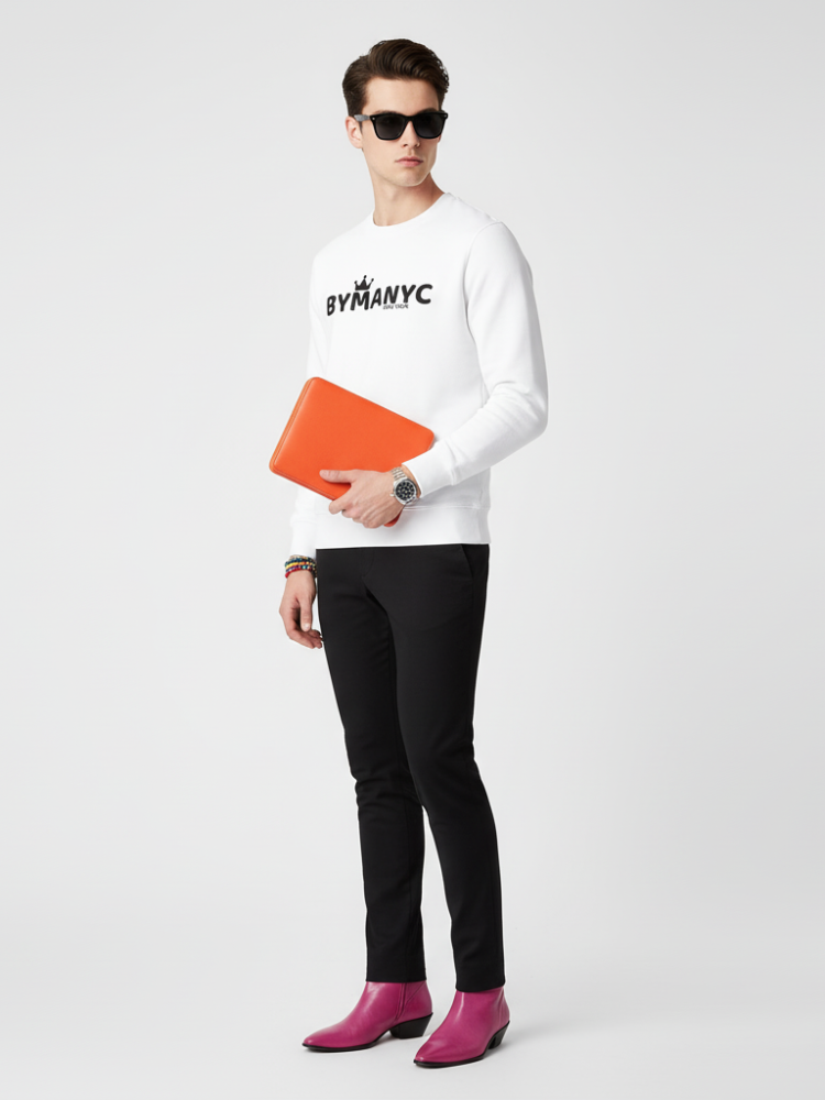 Unisex Organic Sweatshirt LOVE MANHATTAN – BYMANYC ® New York | Eco Urban Style