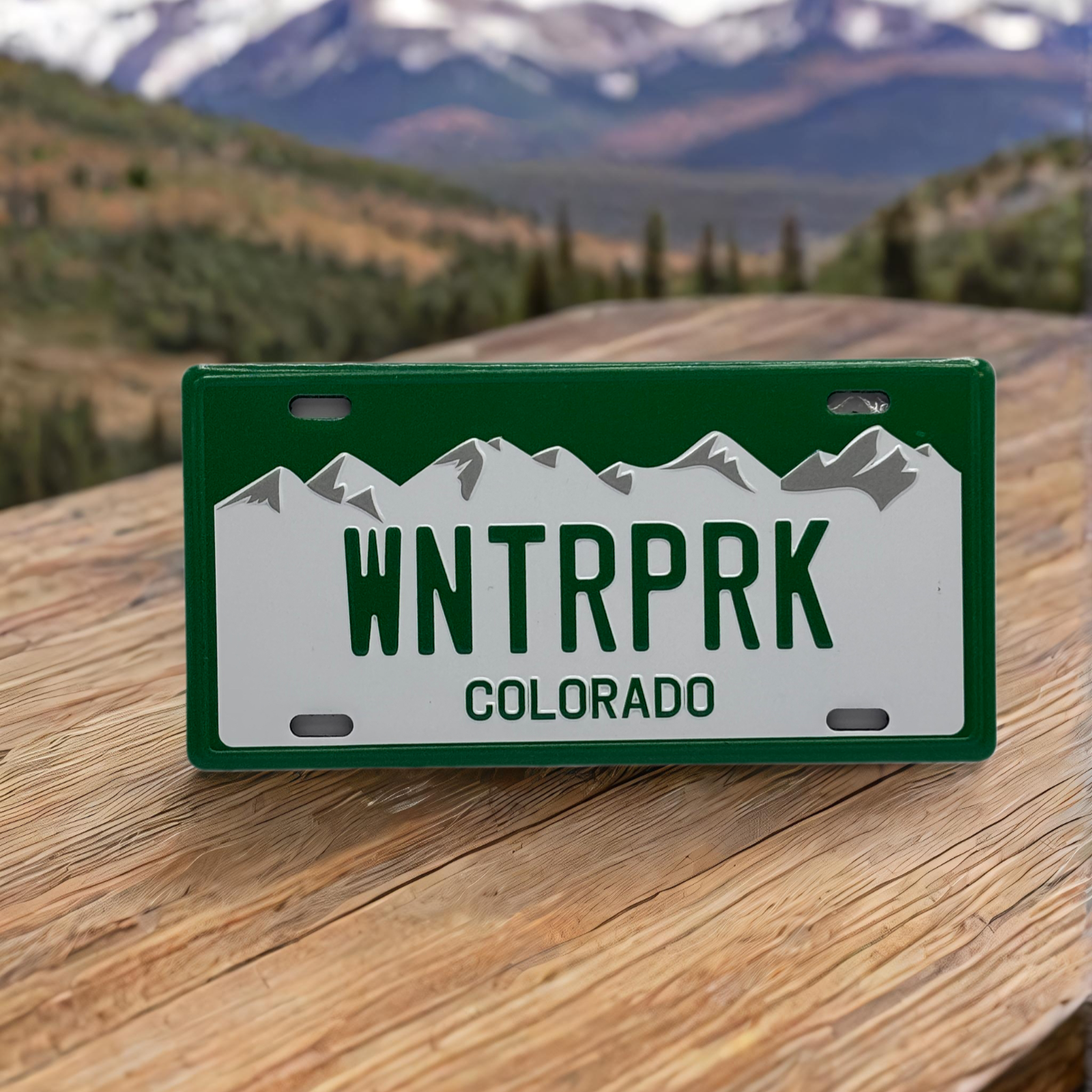 WNTRPRK - Colorado License Plate Magnet