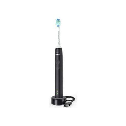 Philips Sonicare 3100 Rechargeable Electric Toothbrush Black HX3681/04 - 16 Oz