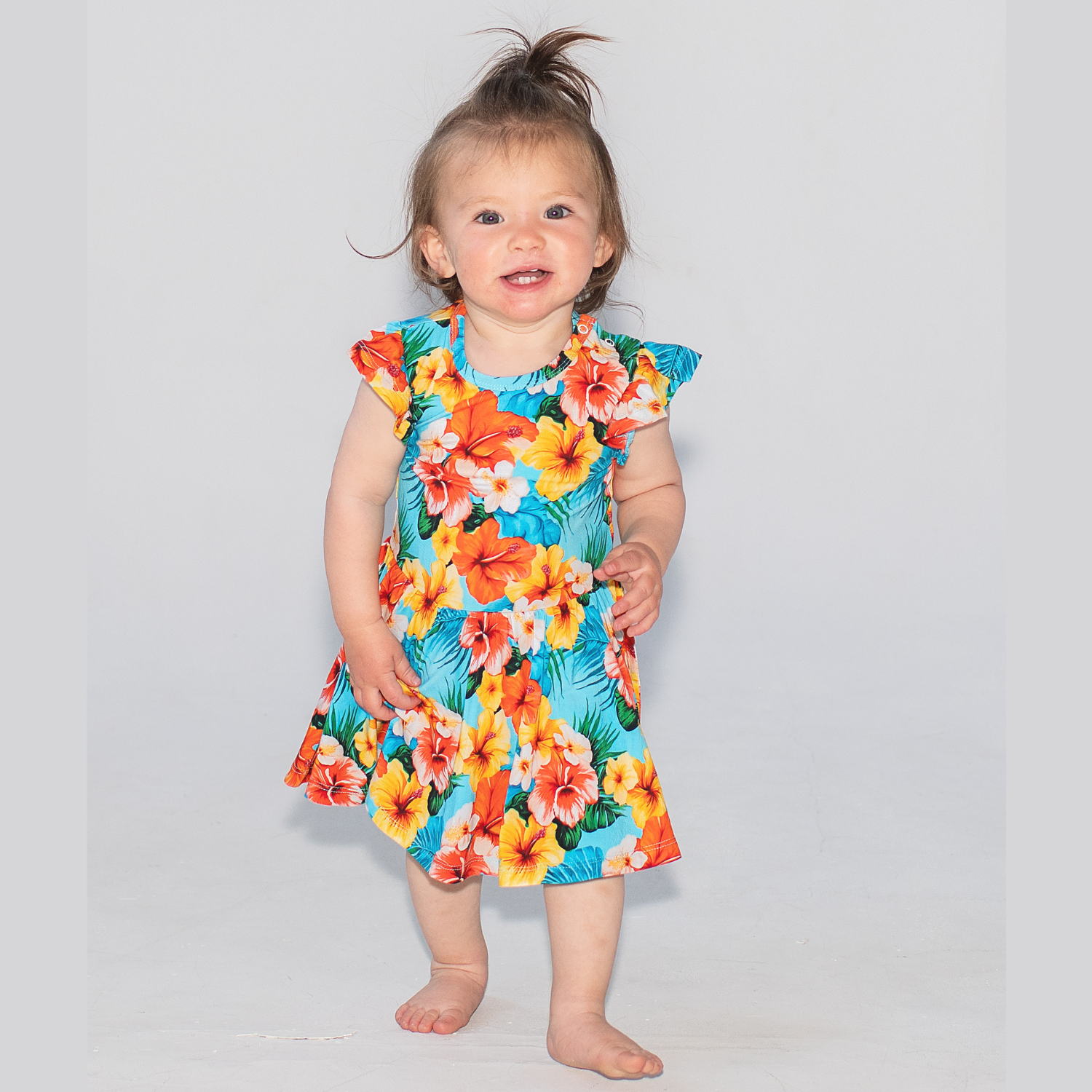 Ruffle Dress Short Sleeve