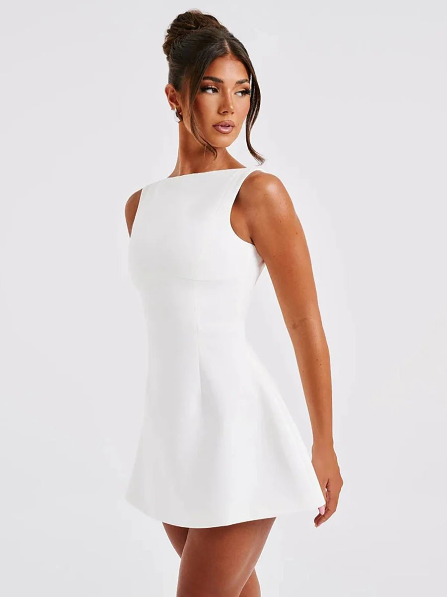 Ashan Slim-fitting Backless Dress