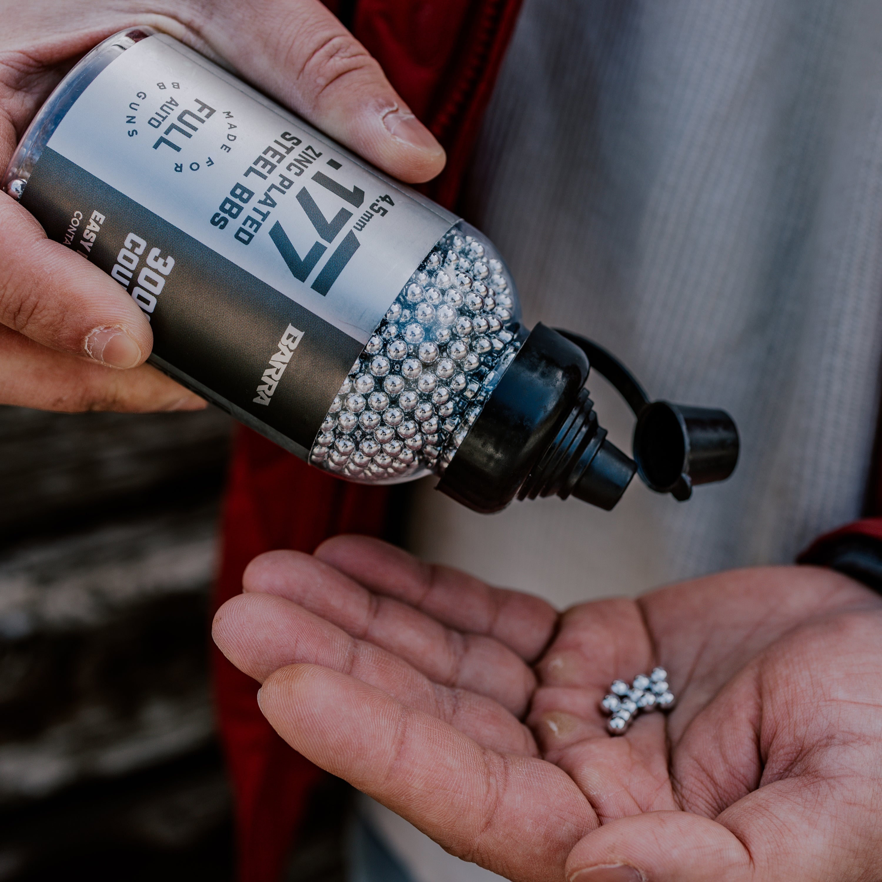 .177 cal/4.5mm Zinc Plated Steel BBs - 3,000 Count