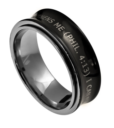 Black Spinner Ring