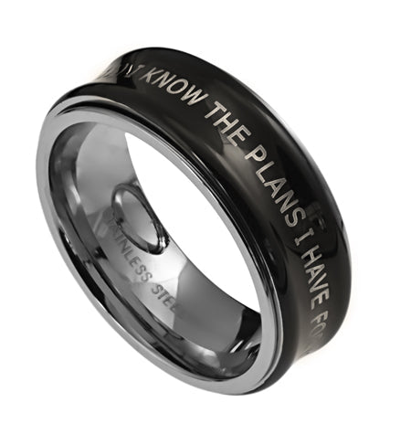 Black Spinner Ring