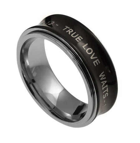 Black Spinner Ring