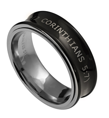 Black Spinner Ring