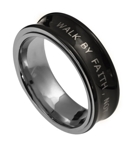 Black Spinner Ring