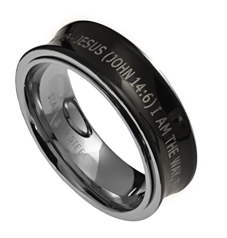 Black Spinner Ring