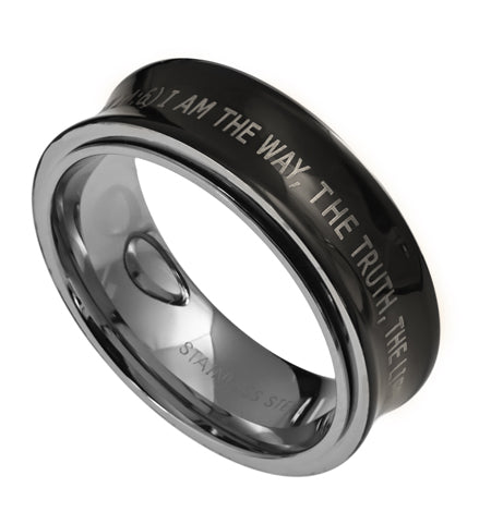 Black Spinner Ring