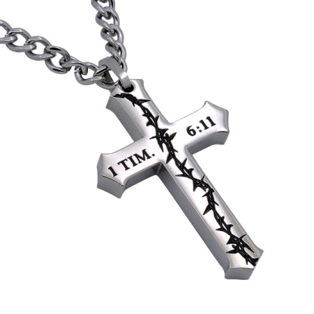 Crucified Cross Necklace