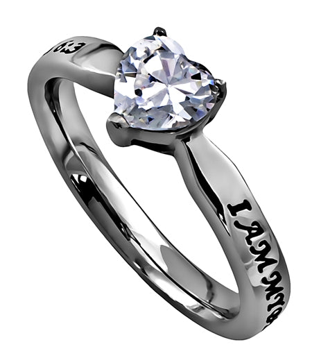 CZ Heart Ring
