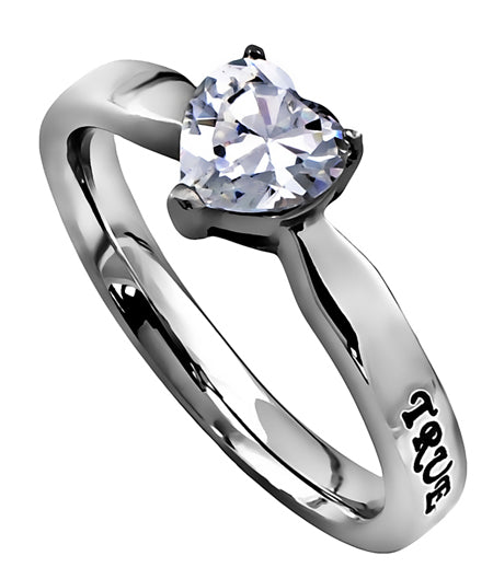 CZ Heart Ring