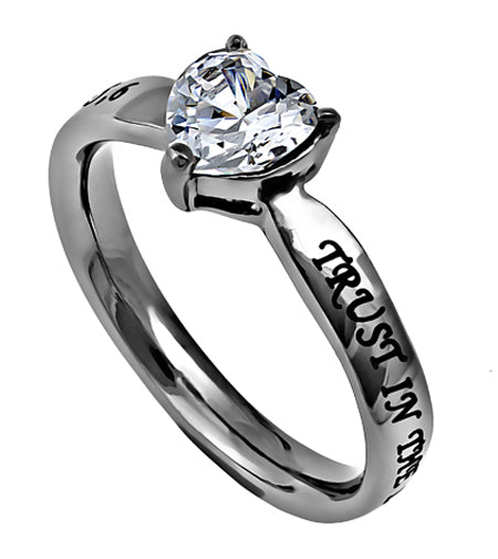 CZ Heart Ring