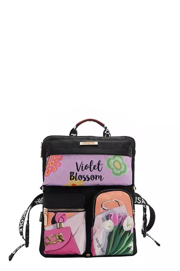 Nicole Lee USA Multi-Pocket Travel Backpack
