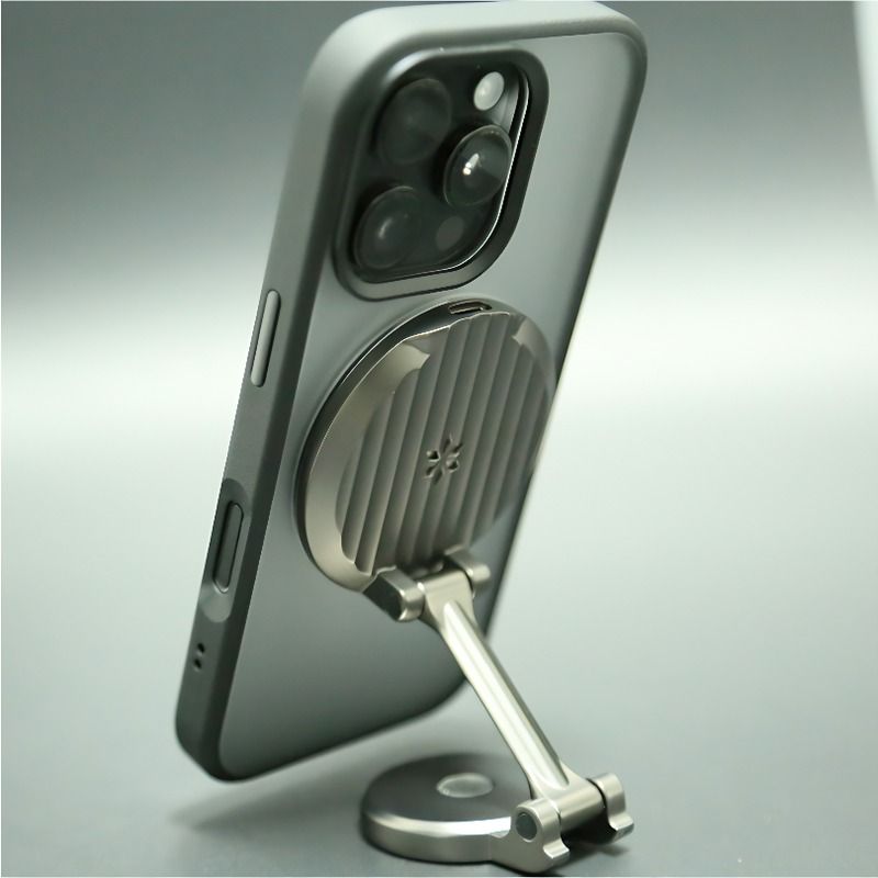 360° Rotating Bracket Phone Case, Compatible with Apple | Magnetic & Drop-proof | Adjusts Freely for Portrait/Landscape Mode, a Must-have for Office Workers and Drama Fans!
