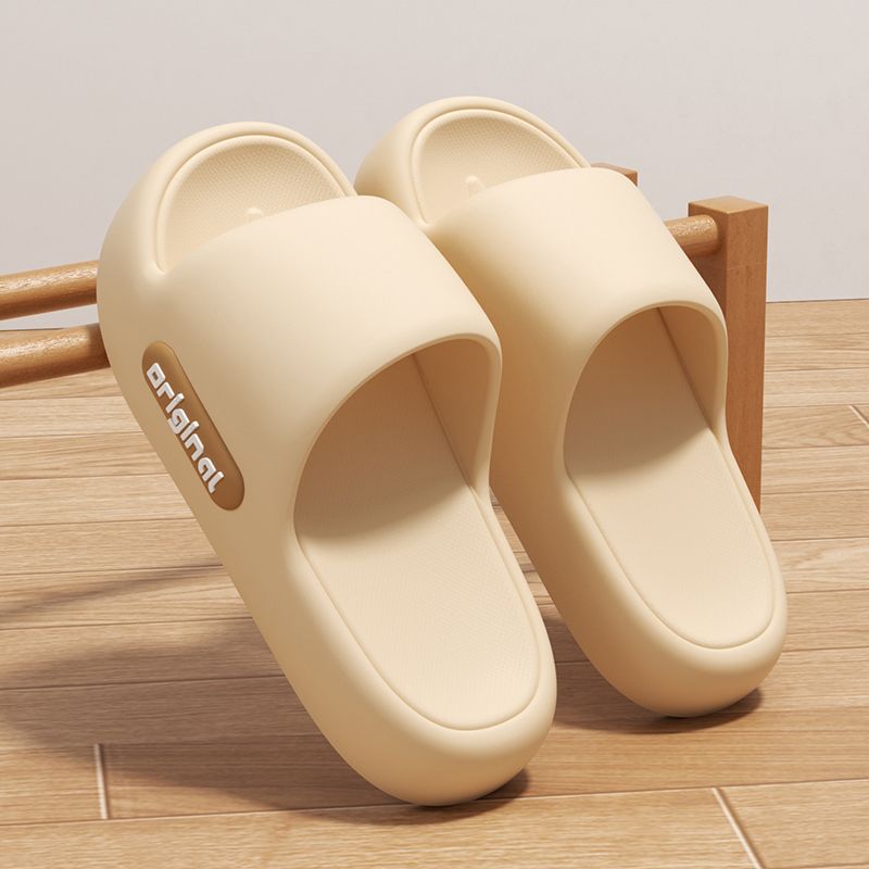 2025 Summer Platform Cloud Slippers Women Comfy Solid Color Soft Sole EVA Pillow Slides Woman Couple Non Slip Beach Flip Flops
