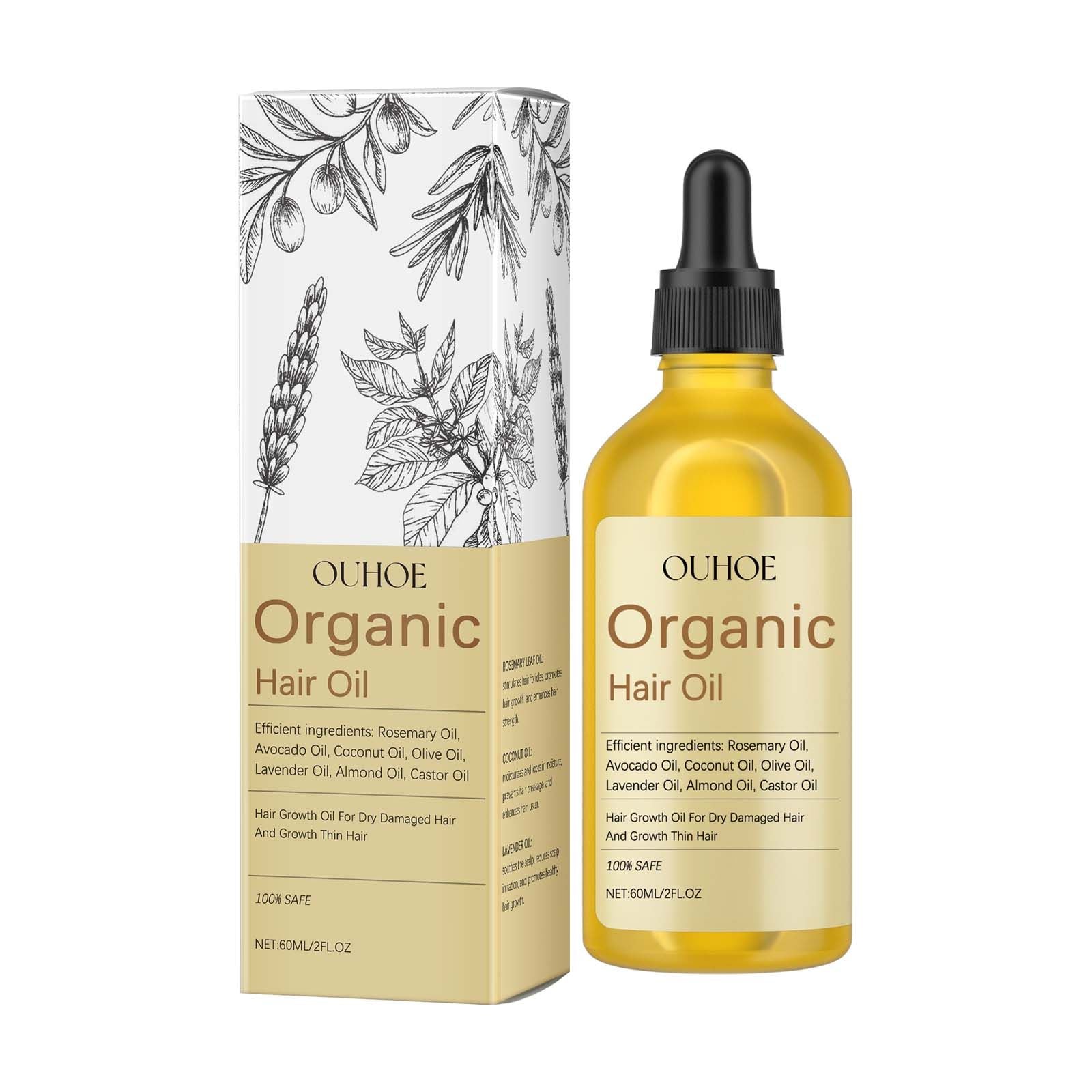 OUHOE Hair Care Essential Oil Nourishes Scalp, Strengthens Hair, And Nourishes Hair