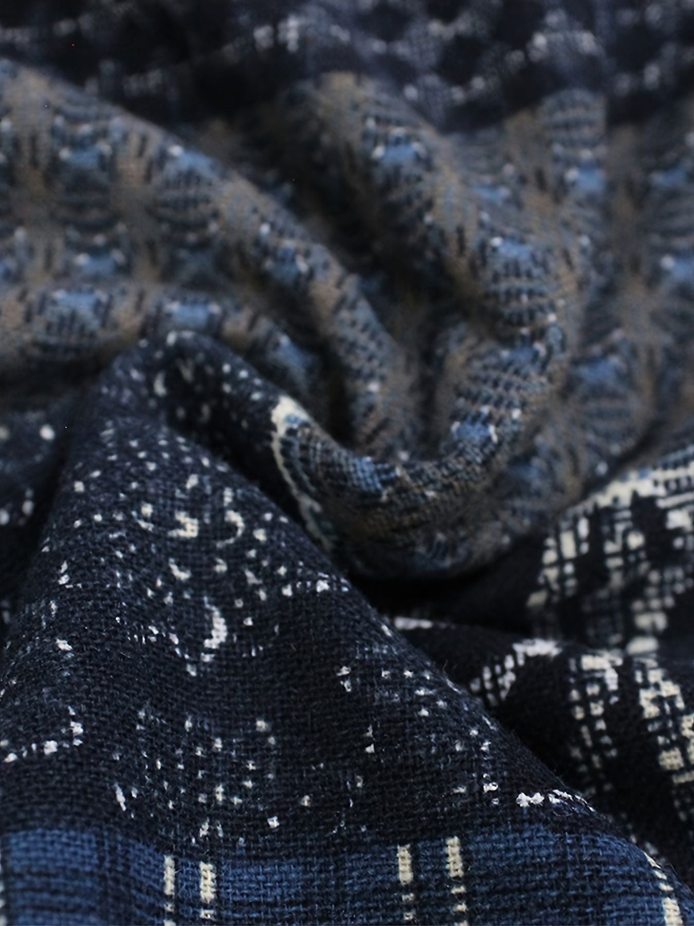 Plus Size Patchwork Print Hoodie Fleece Liner Thermal Coat; Women's Plus Long Sleeve Casual Coat