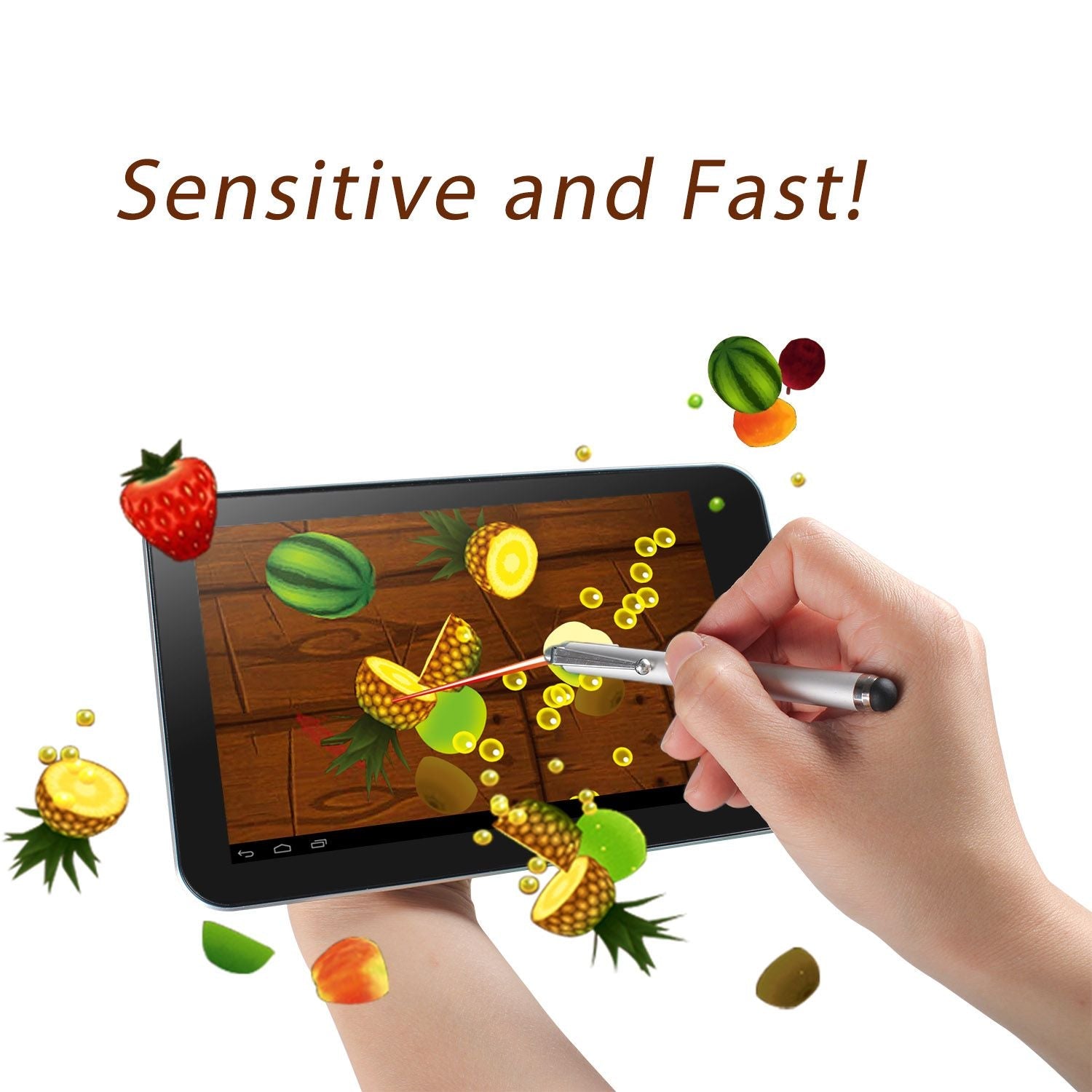 Premium 10-Piece Stylus Pen Set for Capacitive Touch Devices - Ideal for Tablets and Smartphones