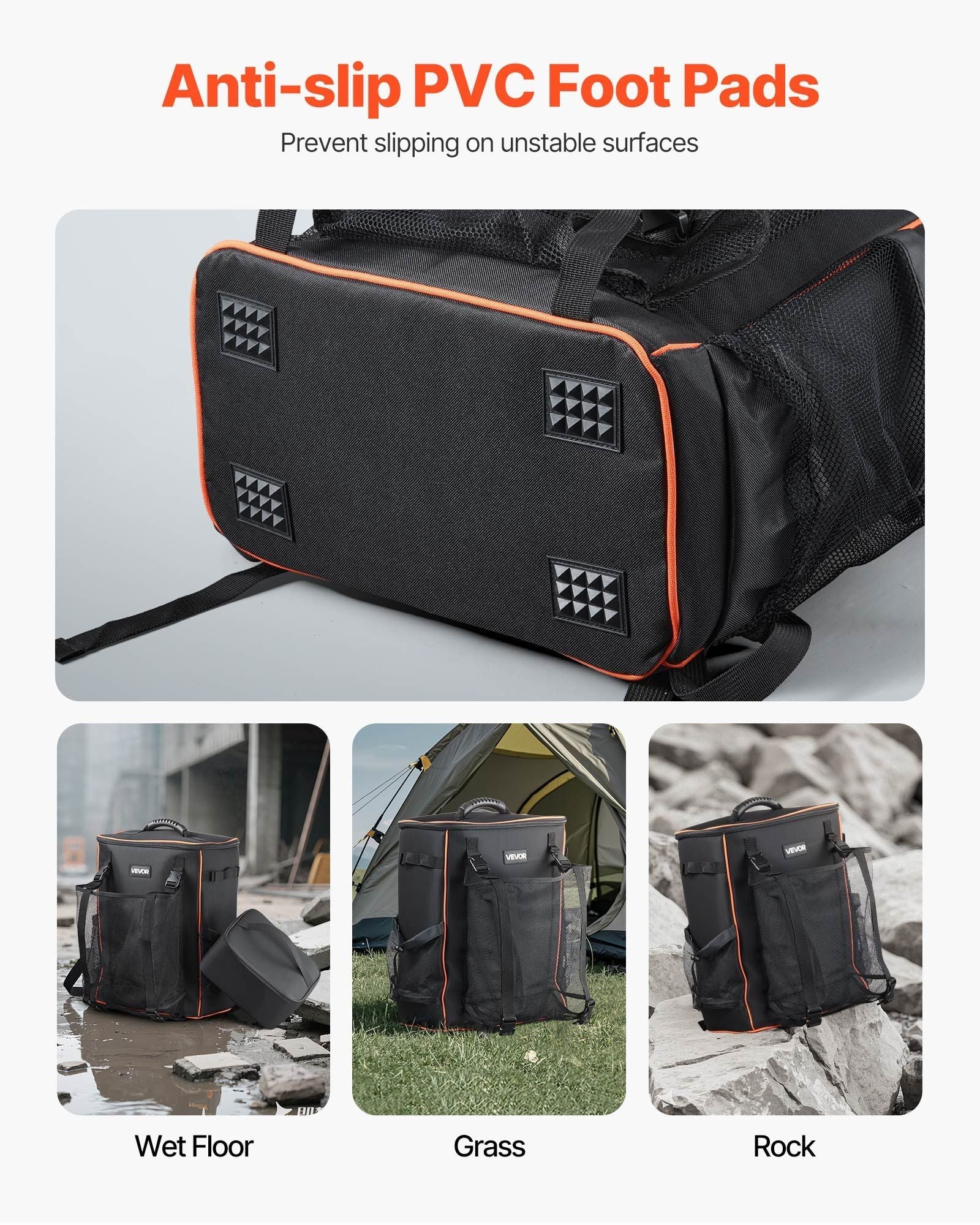 35.6L Welding Backpack 600D Polyester Welder Backpack for Tools and Helmet