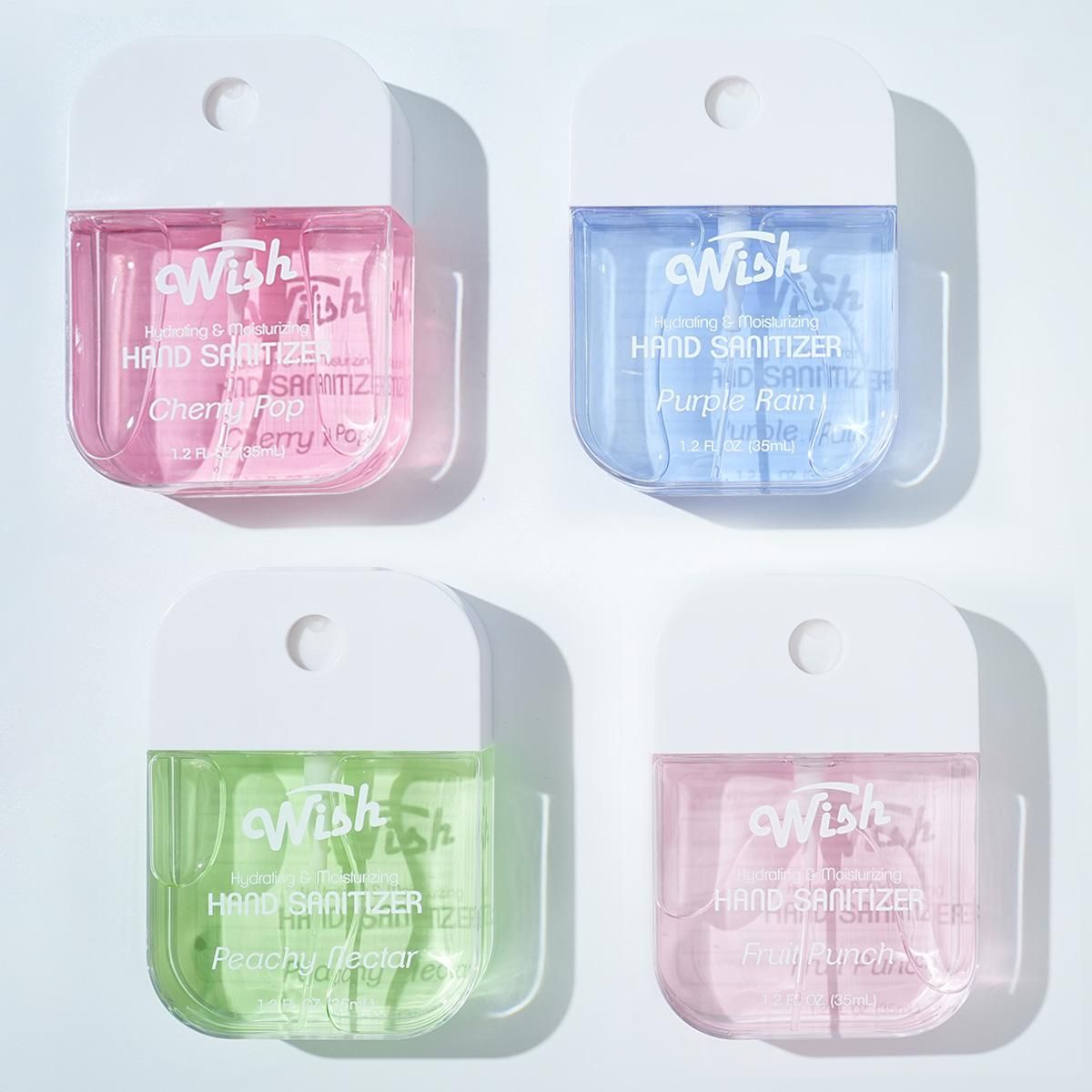 4pcs Hand Sanitizer Spray, Mini Travel Essential ltemsSpray Hand Sanitizer, Portable Aloe Vera HandPerfume Spray, HandsCleaning, And Delicately Scented. for Moisturizing Hand Fragrance Spray