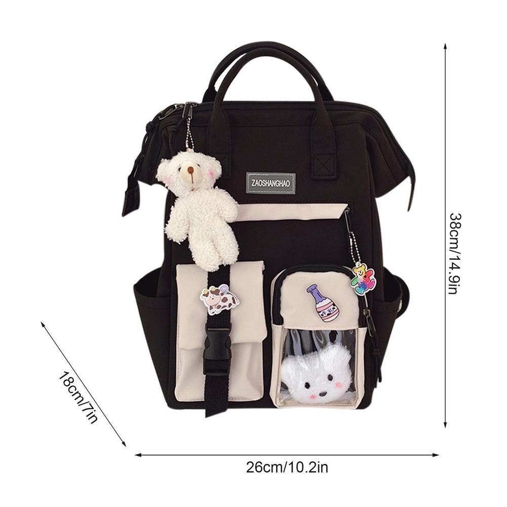 2021 Preppy Purple Backpack Women Waterproof Candy Colors Backpacks Fancy High School Bags for Teenage Girl Cute Travel Rucksack