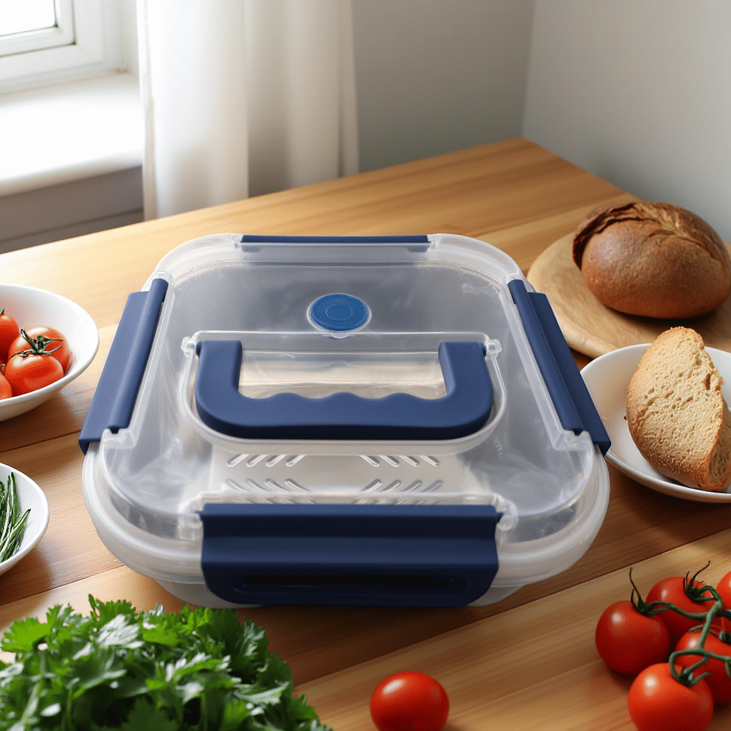 Yakimoto 2/4/6/8/10 PCS Extra-Large Stainless Steel Food Storage Containers With Blue Lids - Deep Design, Airtight Seal, Perfect For Refrigerator Organization, Meal Prep, Lunch Boxes & Kitchen Pantry