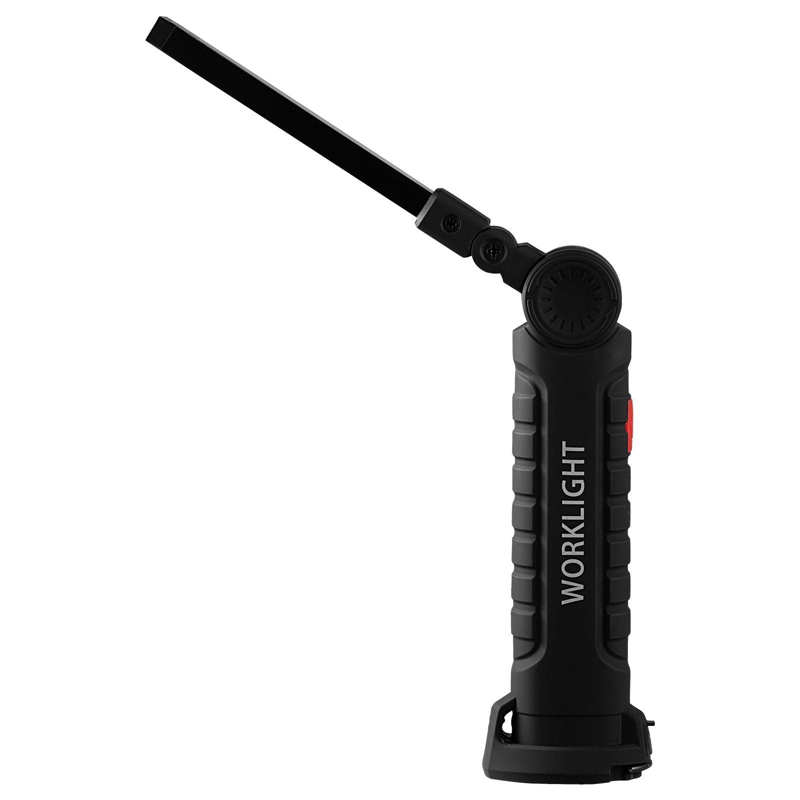 Rechargeable LED Work Light, 1200 mAh, Magnetic Mechanic Flashlight with Magnetic Base, 360° Rotation, 5 Lighting Modes, Foldable Grill Lamp for Mechanics, Car Repairs, Home, Emergency (2 Pack)