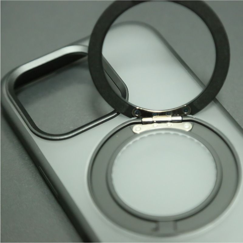 360° Rotating Bracket Phone Case, Compatible with Apple | Magnetic & Drop-proof | Adjusts Freely for Portrait/Landscape Mode, a Must-have for Office Workers and Drama Fans!