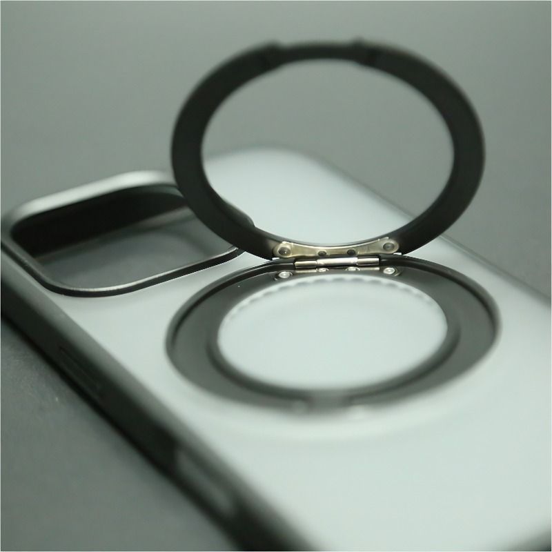 360° Rotating Bracket Phone Case, Compatible with Apple | Magnetic & Drop-proof | Adjusts Freely for Portrait/Landscape Mode, a Must-have for Office Workers and Drama Fans!