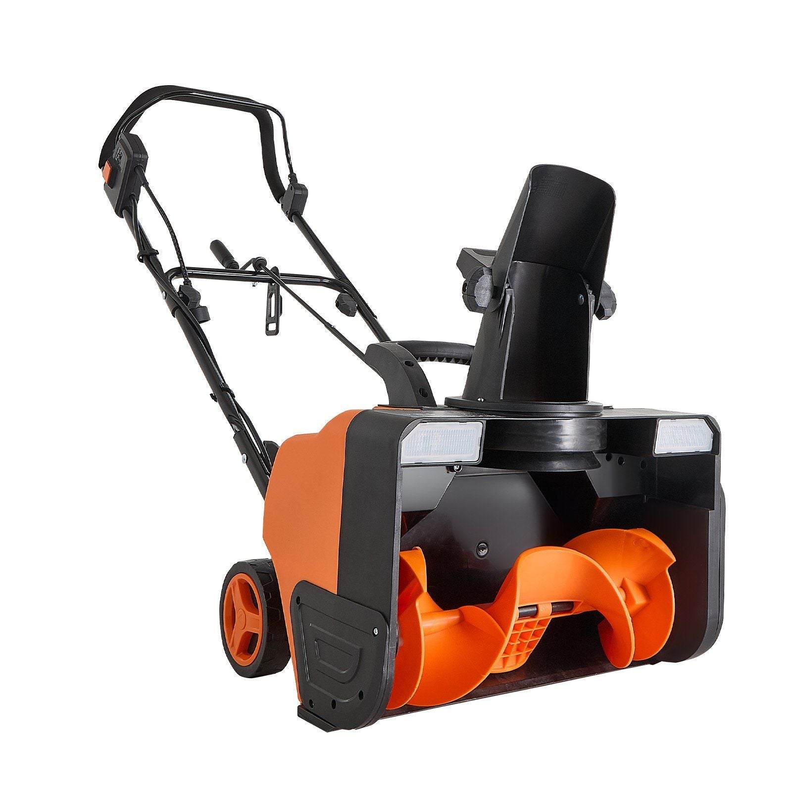 Electric Snow Blower, 20 inch 15A Corded Snow Thrower with Dual LED Headlights & 180° Rotating Chute, 25FT Throwing Distance, 12" Depth Clearing, Walk-Behind Snowblower for Driveway Sidewalk