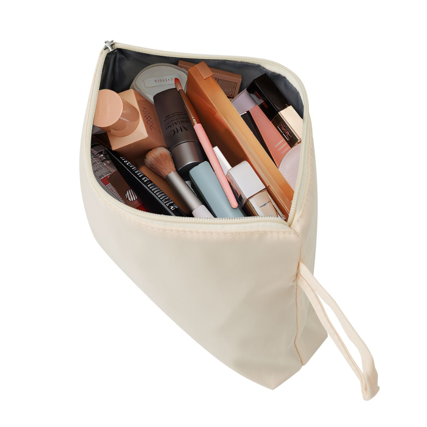 20 Inch Carry On Luggage Set 3 Piece with Spinner Wheels, Lightweight Hardshell ABS Suitcase for Weedend Getaways, Business Travel, White Brown