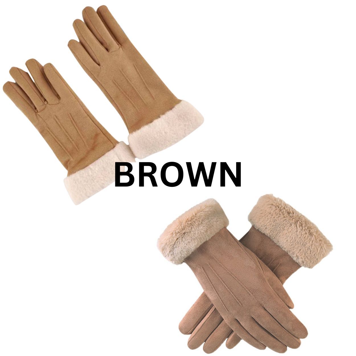 Suede Touch Gloves