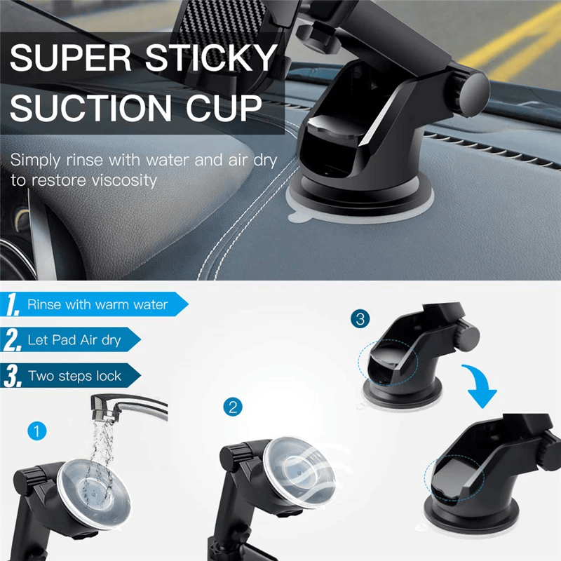 360° Universal Mount Holder Car Stand Windshield For Mobile Cell Phone GPS