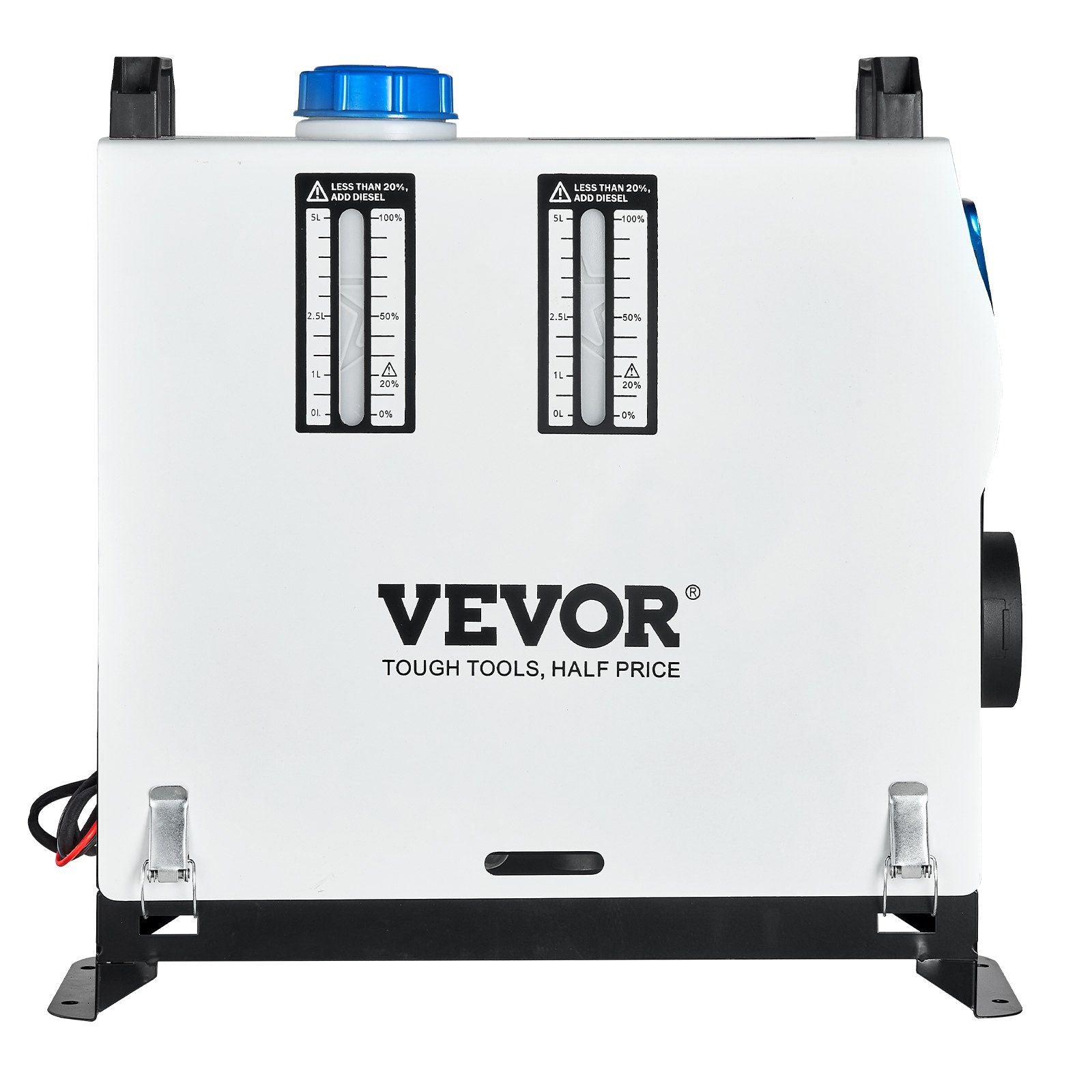 VEVOR Diesel Air Heater All In one, One Air Outlet, 8KW Diesel Heater 12V, Fast Heating, Diesel Parking Heater with Red LCD Switch, Remote Control For Car, RV Truck, Boat, Campervans and Caravans