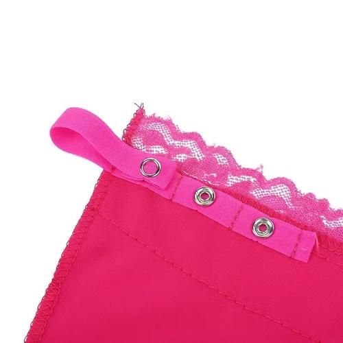 8 Pack Women Lace Cami Clip-on Mock Camisole Overlay Modesty Panel for Low-Cut Shirt