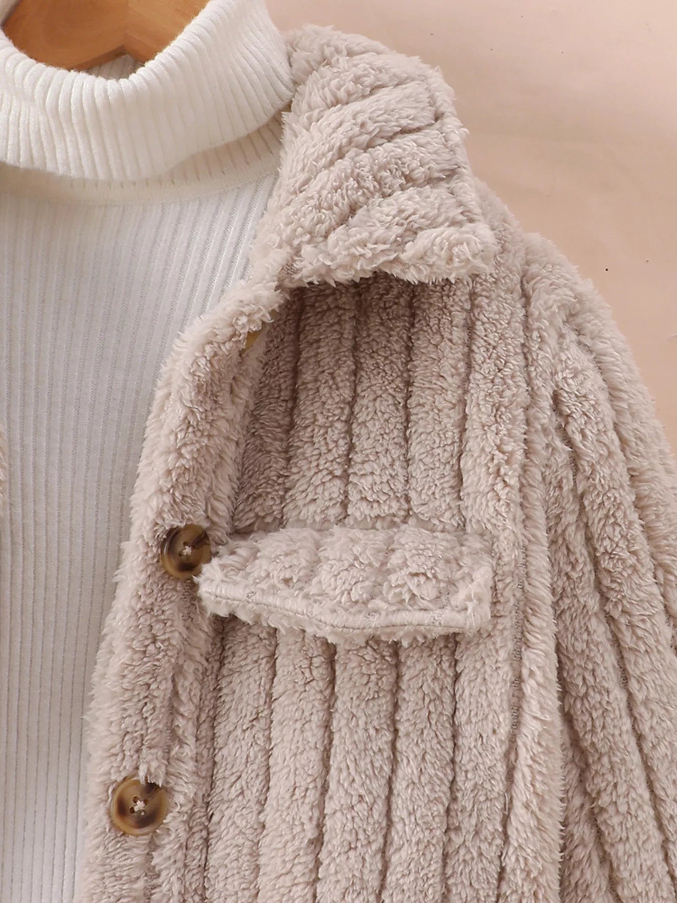 Children's Cozy Fleece Button-Down Jacket