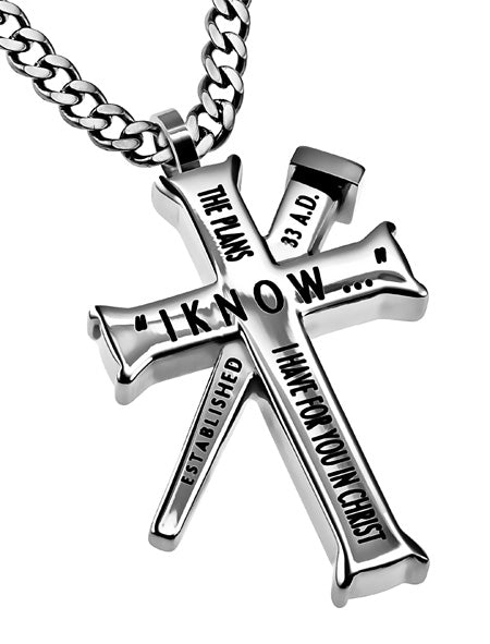 Established Silver Cross Necklace