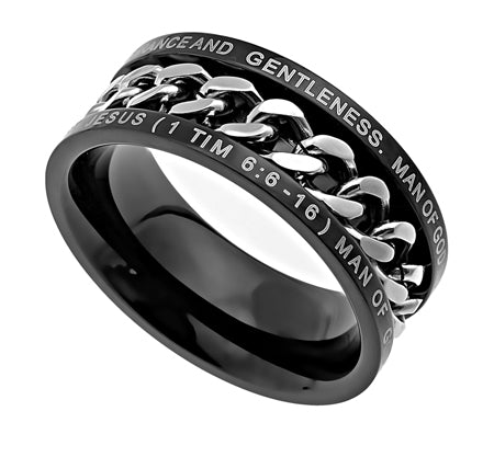 Black Chain Ring