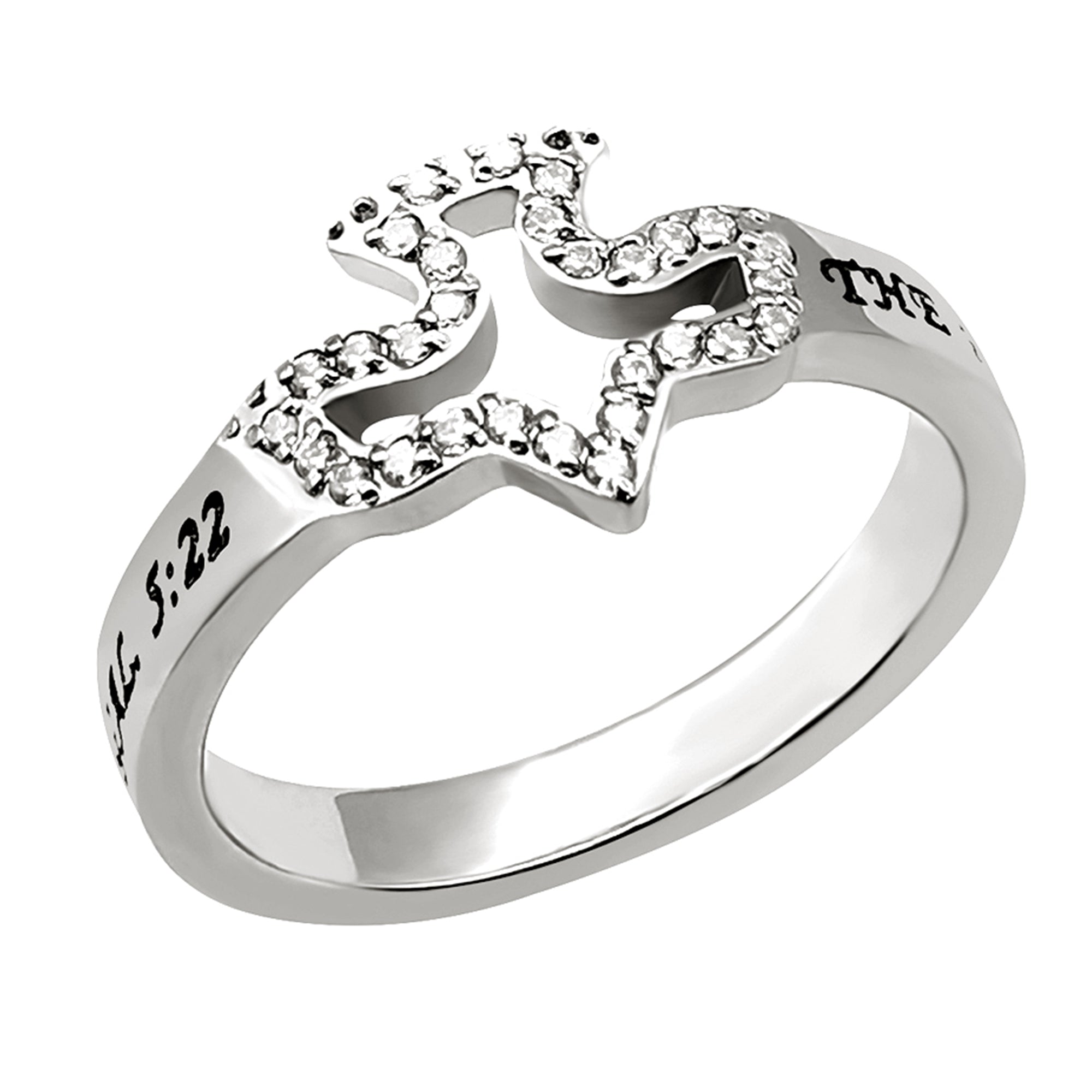 CZ Dove Ring
