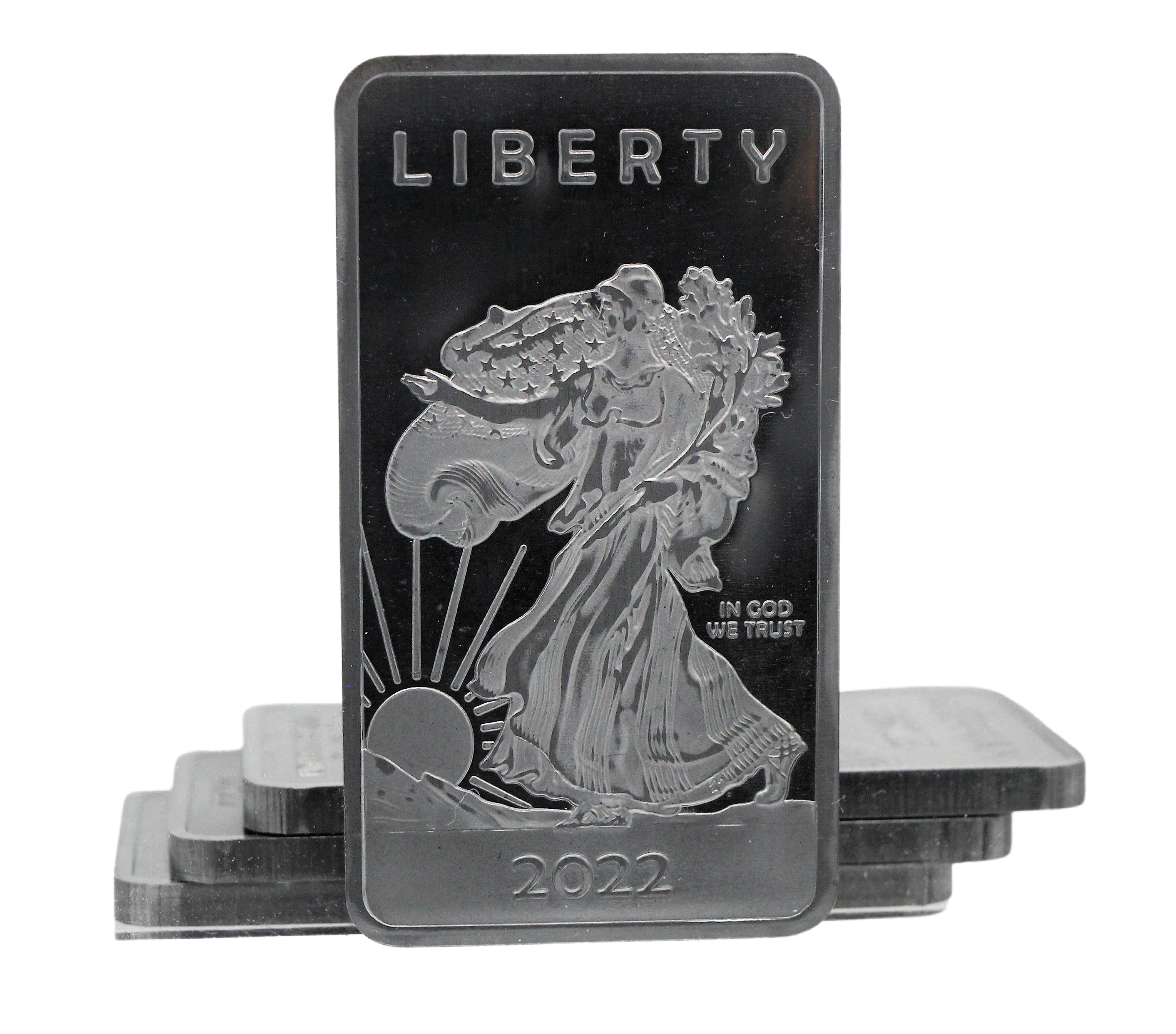 1 Troy Ounce OZ .999 Pure Molybdenum Precious Metal Walking Liberty American Eagle Silver Rare Metal Bar