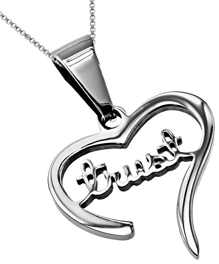 Handwriting Heart Necklace